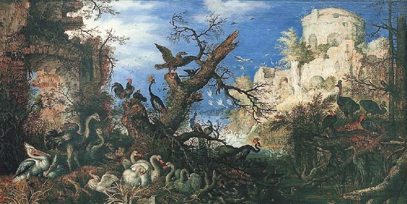 SAVERY, Roelandt Landscape with Birds